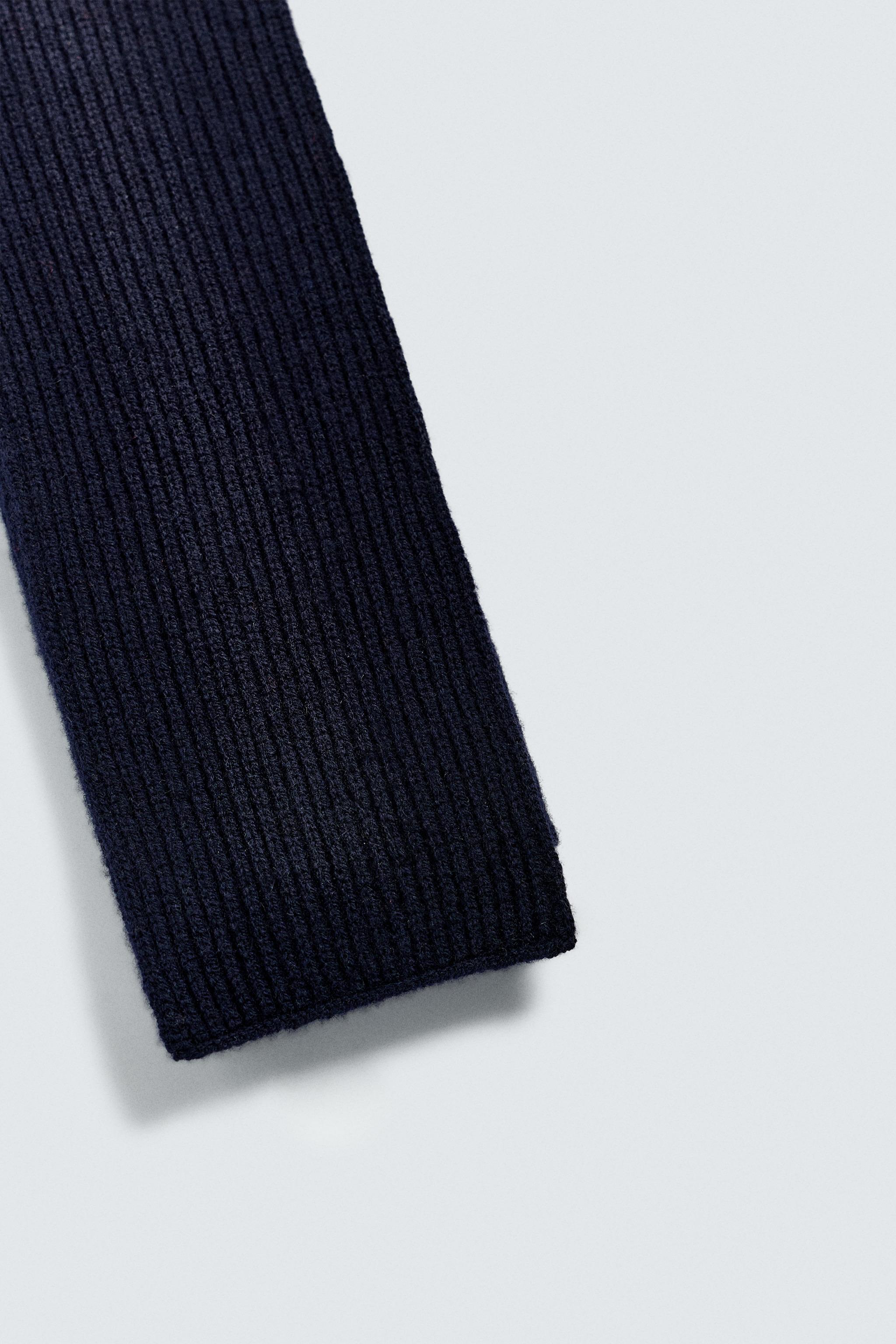 NARROW WOOL BLEND SCARF